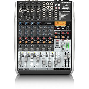 Mesa de Som Analógica BEHRINGER  XENYX QX1204USB 12 Entradas 2/2 bus