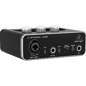 Interface de Áudio U-PHORIA UM2 USB 2x2 - BEHRINGER