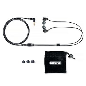 Fone De Ouvido SHURE SE112-GR  Cinza In-Ear com Bag