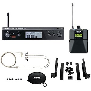 Sistema de ponto sem fio IN EAR PSM300/SE-215CL-K12 - SHURE