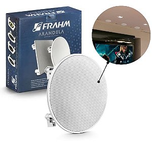 Arandela 6FR-40R Full Range Redonda Branca 40W - FRAHM