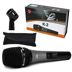 Microfone Dinâmico com Fio K-2 de Mão - KADOSH