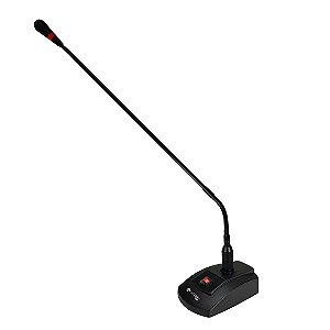 Microfone de Mesa Gooseneck K-794C Com Base 30cm - KADOSH