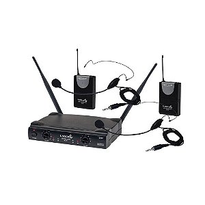 Sistema Microfone sem Fio UH-02HLIHLI Duplo Headset - LYCO