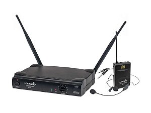 Microfone Sem Fio UH-07HLI Headset Lapela Instrumento - Lyco