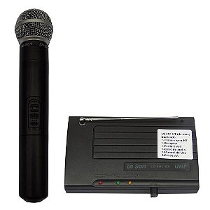 Sistema Microfone sem Fio LS-801-HT-UHF de mão - LESON