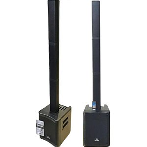 Torre De Som Bluetooth Pontente Ativa 350w Rms Xlr