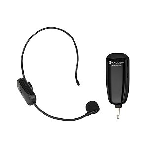Microfone Kadosh K201h Headset Sem Fio Receptor Sem Fio