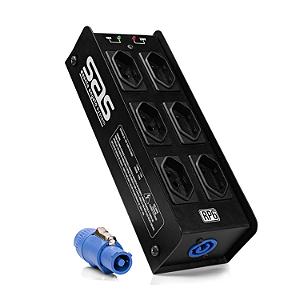 Régua De Tomada Com Conector Powercon Santo Ângelo Rp6
