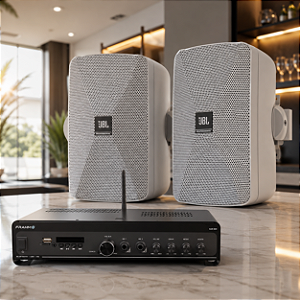 Kit Som Ambiente Jbl Bluetooth Frahm Slim 3600
