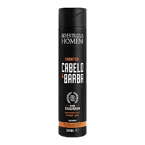 Shampoo Homem Cabelo e Barba Bio Extratus 300ml