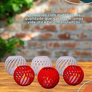 Kit Velas Decorativas Branco