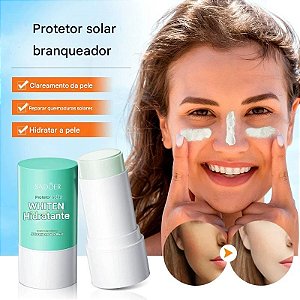 Estética - Protetor Solar Bastão SADOER – FPS 60+ com Hidratação e Clareamento
