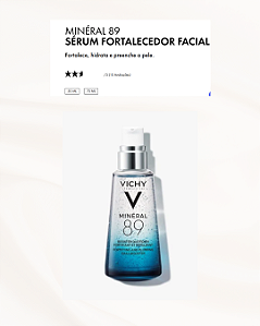 Estética - MINÉRAL 89 Sérum Fortalecedor Facial  50 ml - Vichy