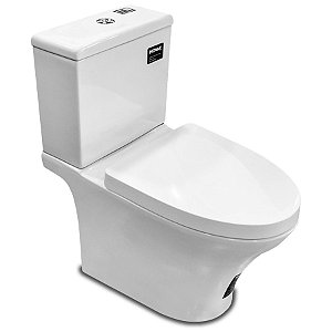 Privada Vaso Sanitário Caixa Riedo Acoplada Com Assento Soft Close