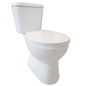 Bacia Sanitária Vaso Completo Cx Acoplada Fechamento Suave