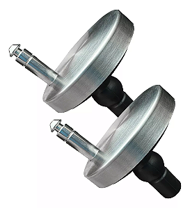 Par Fixador Para Assento Vaso Sanitário Privada Inox Inowar