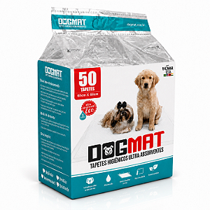 Tapete Higienico Sanitário Dogmat Eco Grande 60x60 Cm 50 Unidades