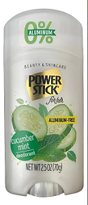 Desodorante Power Stick For Her Cucumber Mint Aluminio Free Cucumber Mint