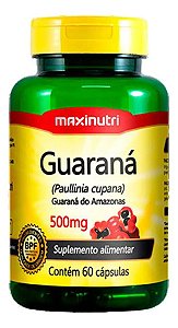 Guaraná 500mg Maxinutri