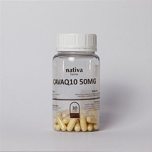 Cavaq10 Coenzima Q10 50mg Nativa Farma