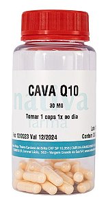 Cavaq10 Coenzima Q10 30mg Nativa Farma