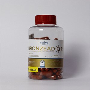 Bronzeador Oral 120 Cápsulas Nativa Farma