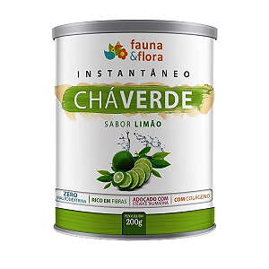 Chá Verde Instantâneo Com Colágeno Fauna e Flora Limão