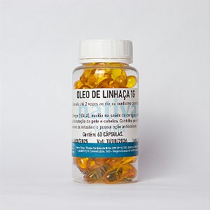Óleo de Linhaça 1g Nativa Farma 60 Cáps