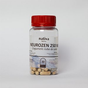 Neurozen 250mg Nativa Farma 30 Cápsulas
