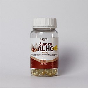 Óleo de Alho 500mg 60 Cápsulas