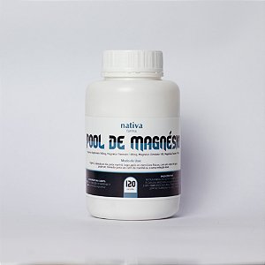 Pool de Magnésio Nativa Farma 120 Cápsulas