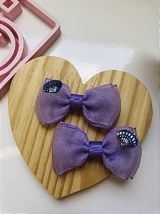 Parzinho gravatinha Organza