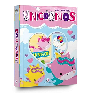 Livro Infantil Unicórnios Presente Box Com 6 Livrinhos Histórias Encantadas, Capa Dura, Leitura Infantil, Livro Educativ