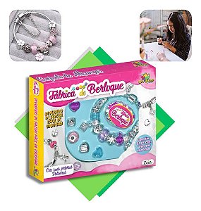 Kit Berloque Infantil Pulseira De Montar Bijuterias Presente