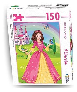 Quebra Cabeça Princesa 150 Peças Pais E Filhos Infantil