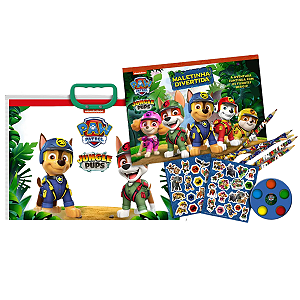 Patrulha Canina Maletinha Divertida Infantil Revistinhas, Jogos, Adesivos E Atividades Educativas | Presente Aniversário Dia Das Crianças Natal Volta Às Aulas
