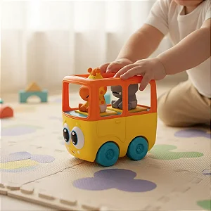 Brinquedo Baby Land Fofilhotes Ônibus Cardoso Toys