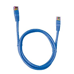 CABO REDE CAT.6 1M CAT610BL PATCH CORD PLUSCABLE