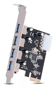 PLACA PCI EXPRESS USB 3.0 4 SAIDA KP-T102 KNUP