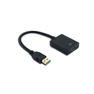 CABO CONVERSOR DE SINAL  USB 3.0 X SAIDA HDMI 3.0 COMPRIMENTO 15CM  KP-AD138 KNUP