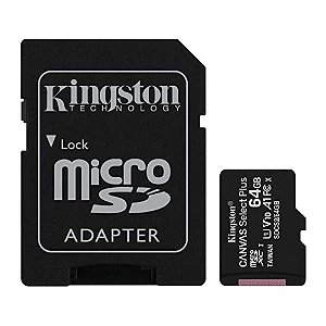 CARTAO 64 GB MICRO SD SELECT PLUS 100MBPS KINGSTON