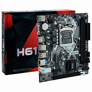 PLACA MAE AFOX INTEL DDR3 H61 GIGABIT - IH61-MA2-V6