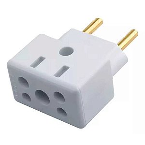 ADAPTADOR DE TOMADA 10A/20A BOB 3 PINOS
