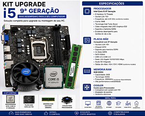 KIT UPGRADE I5 9 GERAÇAO MB h110 8GB DE RAM