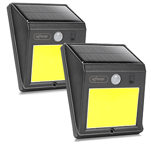 LUMINARIA ARAN DE LED SOLAR SENSOR DE PRESENÇA DE MOVIMENTO 2,5WTS LB-LU03/48