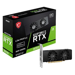PLACA DE VIDEO RTX 3050 LOW PROFILE 6GC OC GDDR6 MSI 912-V812-023