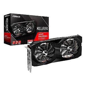 PLACA DE VIDEO RADEON RX 6600 CHALLENGER D 8GB GDDR6 ASROCK 90-GA2RZZ-00UANF