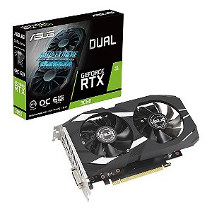 PLACA DE VIDEO RTX 3050 6GB GDDR6 ASUS GEFORCE DUAL 90YV0K61-M0NA00
