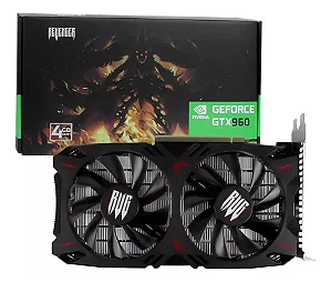PLACA DE VIDEO GTX960 4GB DDR5 DVI HDMI DISPLAYPORT 128 BIT G-GTX960/4G REVENGER
